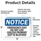 Signmission Emergency Exit Do Not Use Unless Primary, 5 in W x Rectangle, Vinyl Decal OS-2PACK-NS-D-35-L-11806 - alternate 4